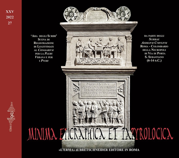 Minima Epigraphica et Papyrologica. Anno XXV. 2022 fasc. 27 - Librerie.coop
