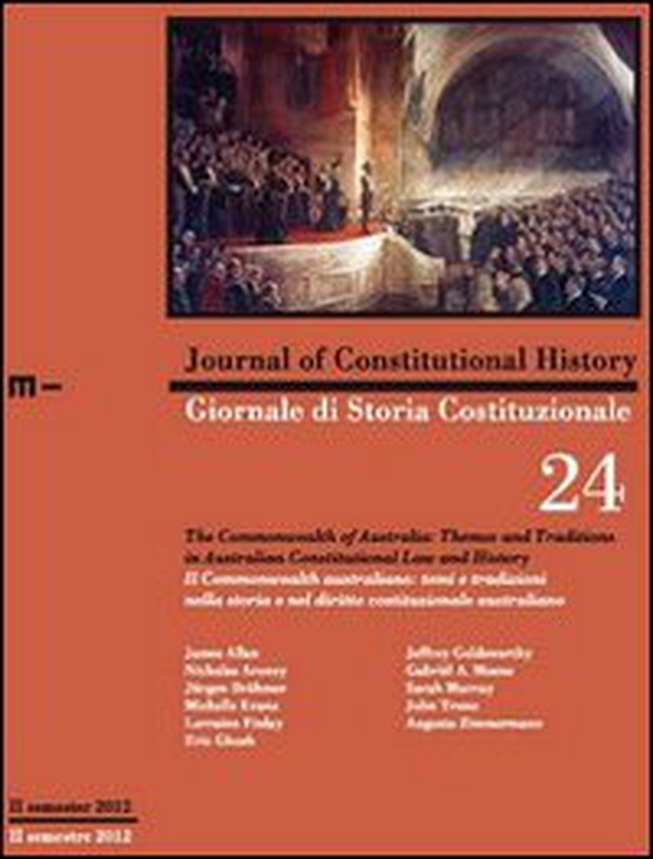 Giornale di storia costituzionale. Ediz. italiana e inglese - Vol. 24 - Librerie.coop Giornale di storia costituzionale. Ediz. italiana e inglese - Vol. 24 - Librerie.coop