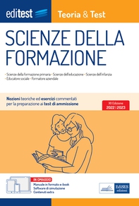 Test Scienze della Formazione Primaria 2022: manuale di teoria. - Librerie.coop