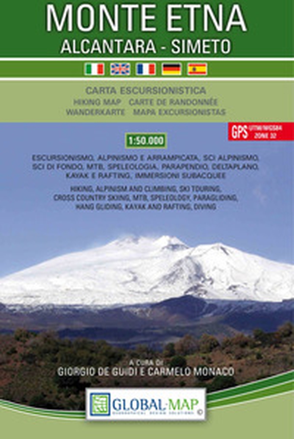 Monte Etna. Carta escursionistica 1:50.000 (cm 97x67) - Librerie.coop Monte Etna. Carta escursionistica 1:50.000 (cm 97x67) - Librerie.coop