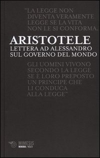 Lettere ad Alessandro sul governo del mondo - Librerie.coop