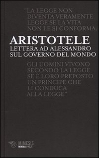 Lettere ad Alessandro sul governo del mondo - Librerie.coop Lettere ad Alessandro sul governo del mondo - Librerie.coop