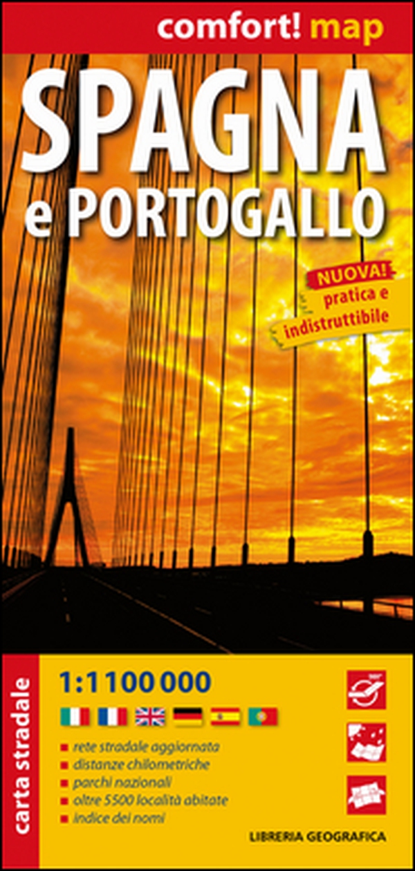 Spagna-Portogallo 1:1.100.000 - Librerie.coop Spagna-Portogallo 1:1.100.000 - Librerie.coop