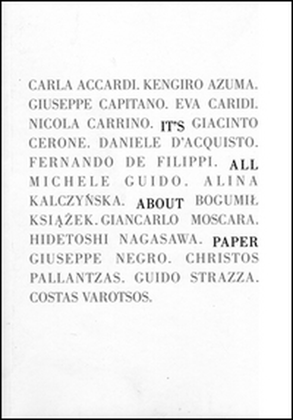 It's all about paper - Librerie.coop It's all about paper - Librerie.coop