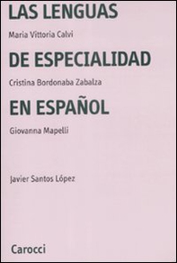 Las lenguas de especialidad en español - Librerie.coop