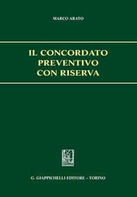Il concordato preventivo  con riserva - Librerie.coop
