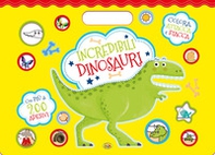 Incredibili dinosauri. Colora, attacca e stacca. Con adesivi - Librerie.coop