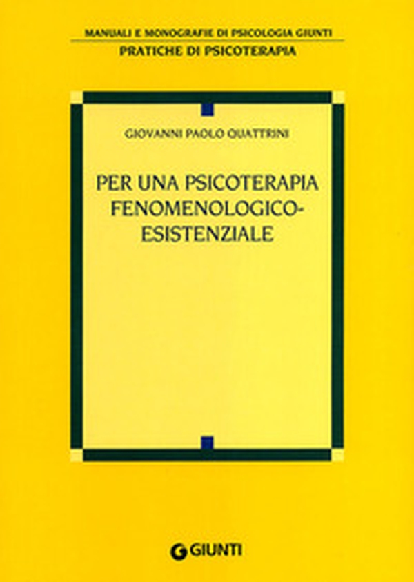 Per una psicoterapia fenomenologico-esistenziale - Librerie.coop Per una psicoterapia fenomenologico-esistenziale - Librerie.coop