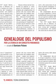 Genealogie del populismo. Per la storia di un concetto paranoico - Librerie.coop