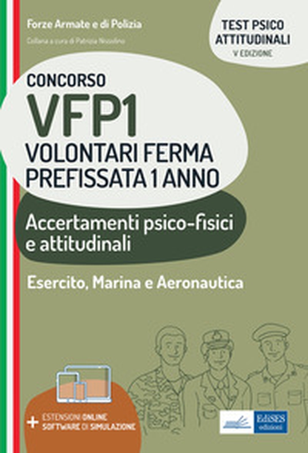 Concorsi per VFP 1. Accertamenti psicofisici attitudinali. Test psicoattitudinali per gli accertamenti dell'idoneità psico-fisica e attitudinale - Librerie.coop Concorsi per VFP 1. Accertamenti psicofisici attitudinali. Test psicoattitudinali per gli accertamenti dell'idoneità psico-fisica e attitudinale - Librerie.coop