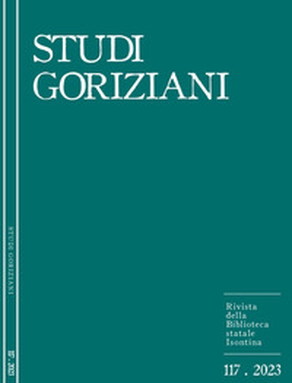 Studi Goriziani. Rivista della Biblioteca Statale Isontina. Ediz. italiana, inglese e sloveno - Vol. 117 - Librerie.coop Studi Goriziani. Rivista della Biblioteca Statale Isontina. Ediz. italiana, inglese e sloveno - Vol. 117 - Librerie.coop