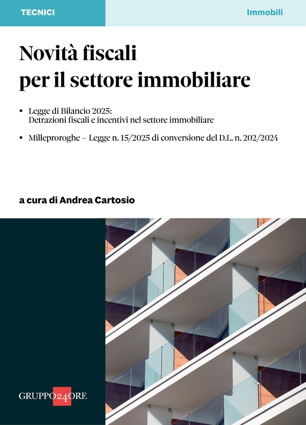 Novità fiscali per il settore immobiliare - Librerie.coop Novità fiscali per il settore immobiliare - Librerie.coop