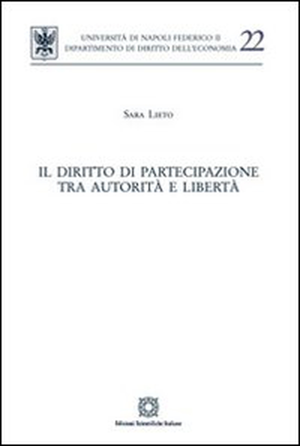 Il diritto di partecipazione tra autorità e libertà - Librerie.coop Il diritto di partecipazione tra autorità e libertà - Librerie.coop