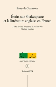 Écrits sur Shakespeare et la littérature anglaise en France - Librerie.coop