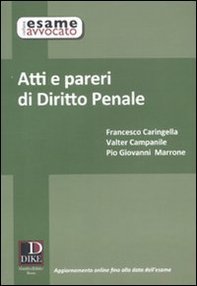 Atti e pareri di diritto penale - Librerie.coop