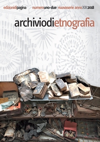 Archivio di etnografia 1-2/2018 - Librerie.coop
