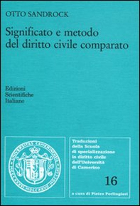 Significato e metodo del diritto civile comparato - Librerie.coop