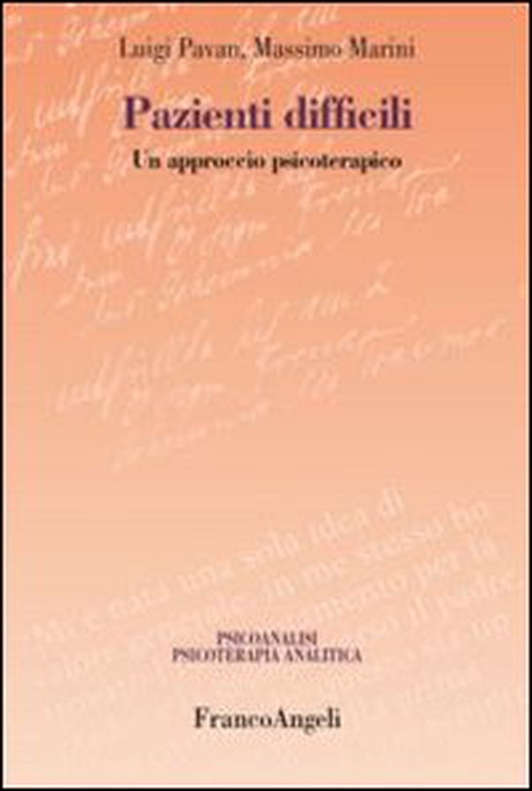Pazienti difficili. Un approccio psicoterapico - Librerie.coop Pazienti difficili. Un approccio psicoterapico - Librerie.coop