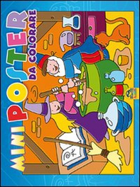 Mini poster da colorare. Blu - Librerie.coop