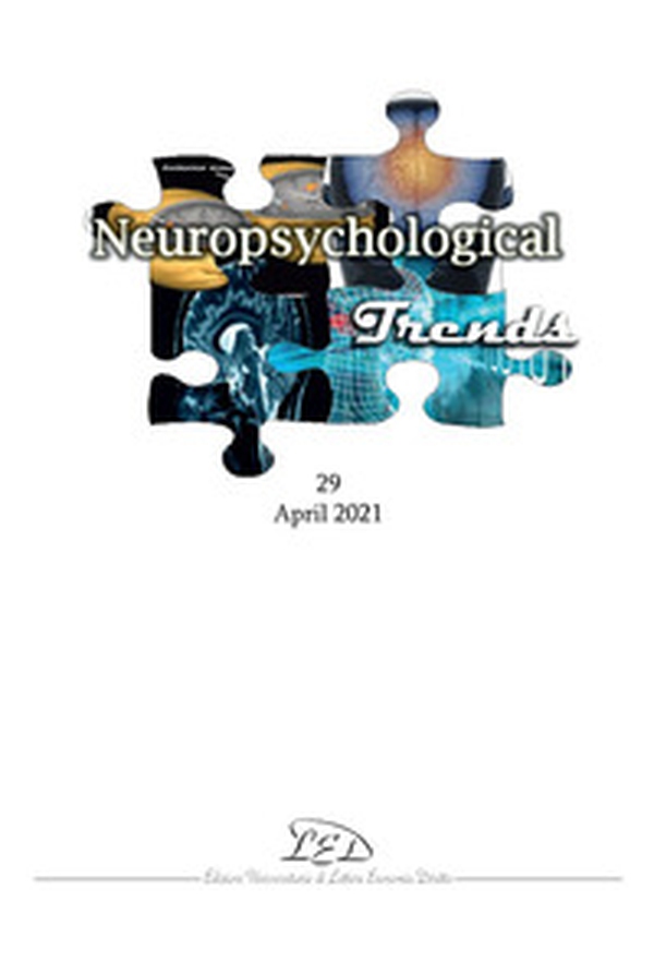 Neuropsychological Trends - Librerie.coop Neuropsychological Trends - Librerie.coop