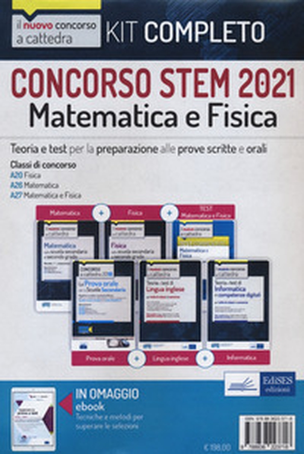 Concorso STEM 2021. Kit matematica e fisica - Librerie.coop Concorso STEM 2021. Kit matematica e fisica - Librerie.coop