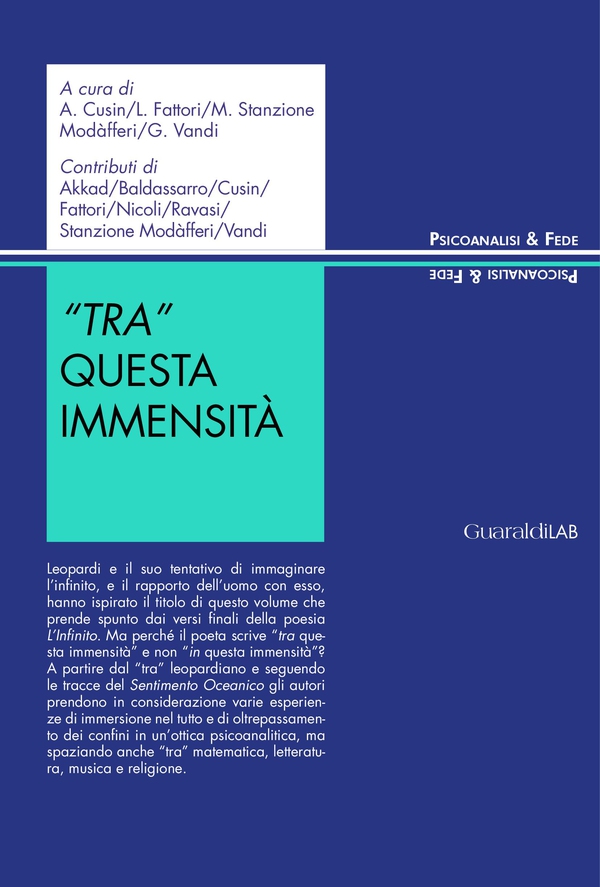 "Tra" questa immensità - Librerie.coop "Tra" questa immensità - Librerie.coop