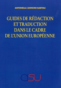 Guides de rédaction et traduction dans le cadre de l'Union Européenne - Librerie.coop