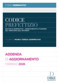 Codice prefettizio. Addenda di aggiornamento. Febbraio 2026 - Librerie.coop
