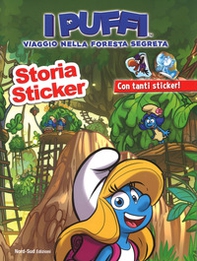 Storia sticker. Viaggio nella foresta segreta. I puffi - Librerie.coop