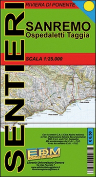 IMS-1 Sanremo sentieri. Carte dei sentieri di Liguria - Librerie.coop