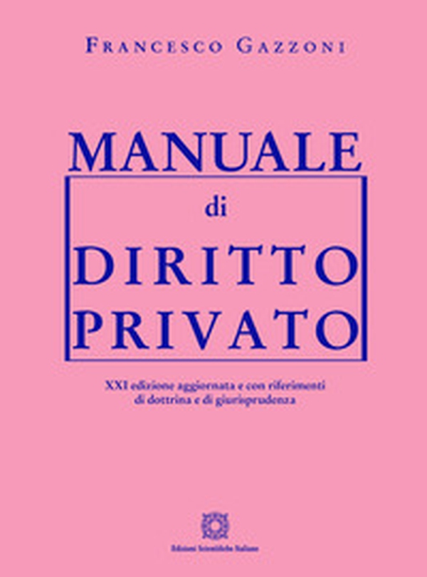 Manuale di diritto privato - Librerie.coop Manuale di diritto privato - Librerie.coop