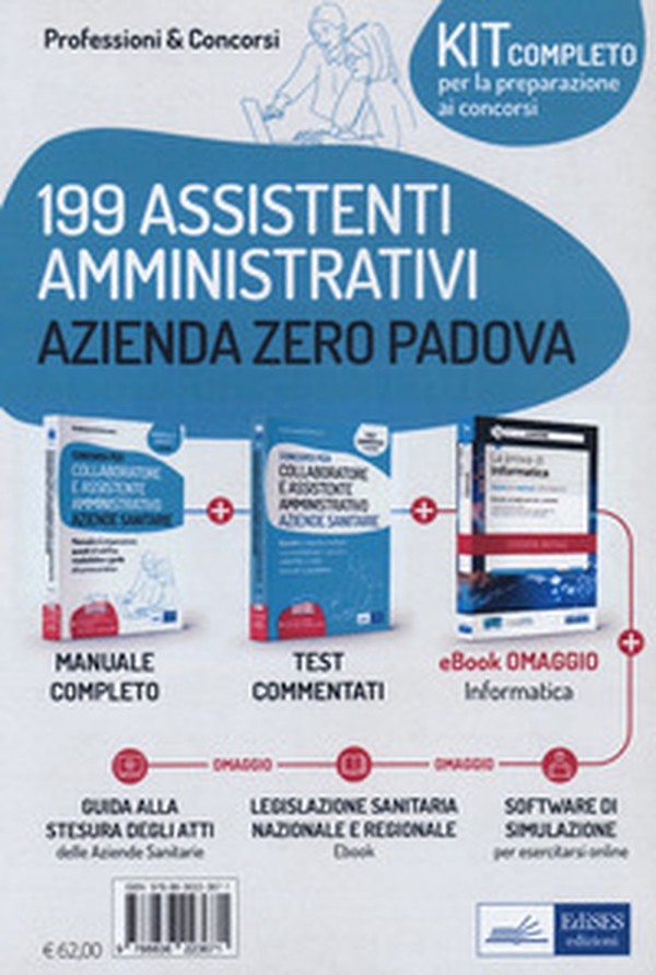 Concorso 199 assistenti amministrativi (Cat. C) Azienda Zero Regione Veneto. Kit completo - Librerie.coop Concorso 199 assistenti amministrativi (Cat. C) Azienda Zero Regione Veneto. Kit completo - Librerie.coop