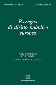 Rassegna di diritto pubblico europeo - Vol. 2 - Librerie.coop
