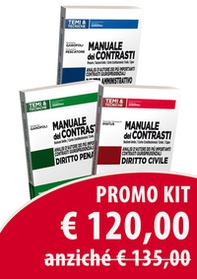 Manuali dei contrasti: Diritto civile-Diritto penale-Diritto amministrativo. Kit - Librerie.coop