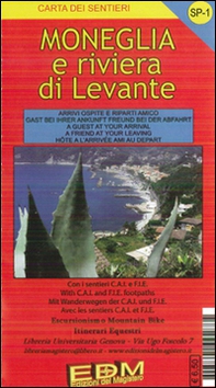 SP-1 Moneglia e Riviera di Levante. Carte dei sentieri di Liguria - Librerie.coop