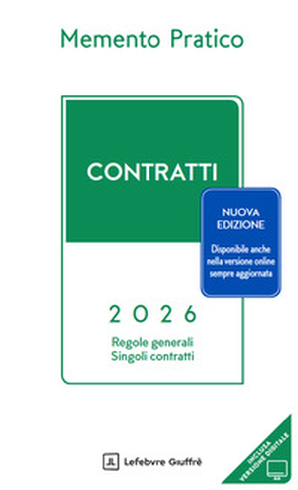 Memento pratico. Contratti 2026 - Librerie.coop