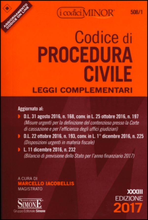 Codice di procedura civile. Leggi complementari. Ediz. minor - Librerie.coop Codice di procedura civile. Leggi complementari. Ediz. minor - Librerie.coop