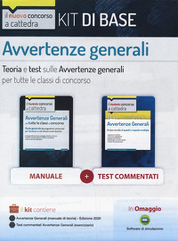 Kit concorso a cattedra. Avvertenze generali. Teoria e test sulle avvertenze generali per tutte le classi di concorso - Librerie.coop Kit concorso a cattedra. Avvertenze generali. Teoria e test sulle avvertenze generali per tutte le classi di concorso - Librerie.coop