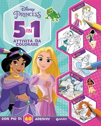 5 in 1 attività da colorare. Disney Princess. Con adesivi - Librerie.coop 5 in 1 attività da colorare. Disney Princess. Con adesivi - Librerie.coop
