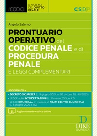 Prontuario operativo del codice penale e di procedura penale - Librerie.coop
