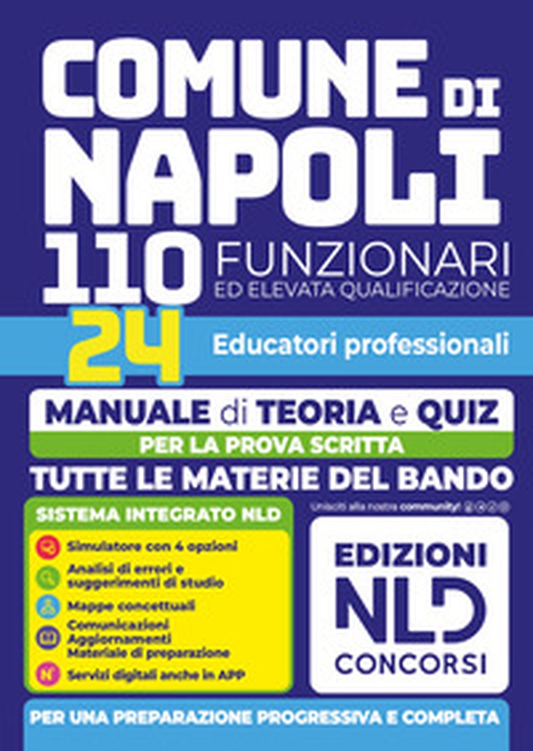Concorso Comune Napoli 110 funzionari 24 educatori professionali. Manuale - Librerie.coop