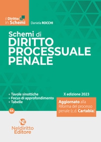 Schemi di diritto processuale penale - Librerie.coop