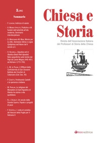 Chiesa e storia. Rivista dell'Associazione Italiana dei Professori di Storia della Chiesa - Librerie.coop Chiesa e storia. Rivista dell'Associazione Italiana dei Professori di Storia della Chiesa - Librerie.coop
