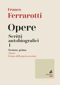 Opere. Scritti Autobiografici 1 - Librerie.coop