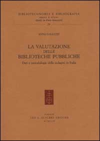 La valutazione delle biblioteche pubbliche. Dati e metodologie delle indagini in Italia - Librerie.coop