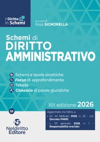 Schemi di diritto amministrativo 2026 - Librerie.coop