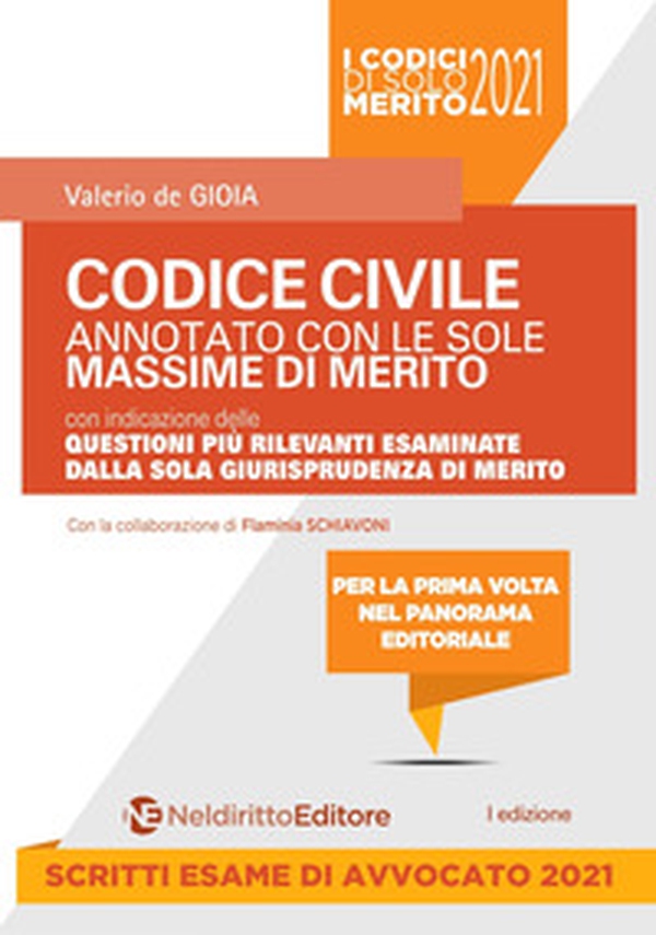 Codice civile annotato con le sole massime di merito - Librerie.coop Codice civile annotato con le sole massime di merito - Librerie.coop