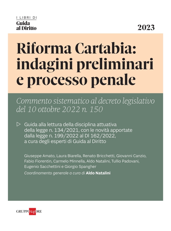 Riforma Cartabia: indagini preliminari e processo penale - Librerie.coop Riforma Cartabia: indagini preliminari e processo penale - Librerie.coop
