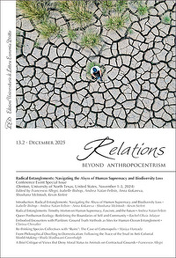 Relations. Beyond Anthropocentrism - Vol. 13 - Librerie.coop