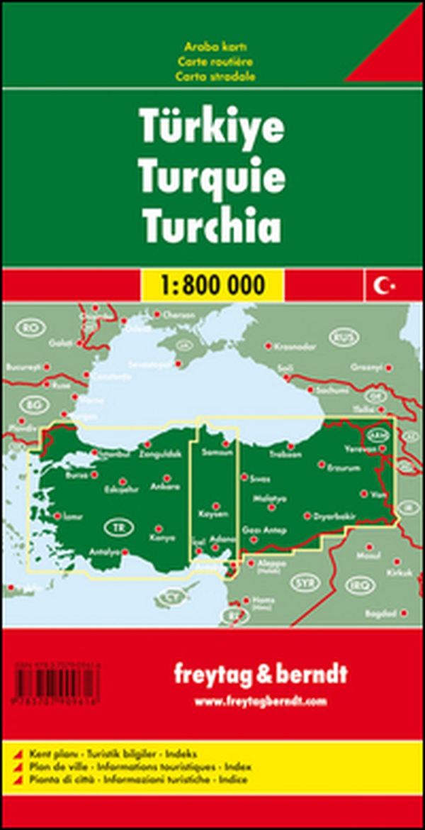 Turchia 1:800.000 - Librerie.coop Turchia 1:800.000 - Librerie.coop